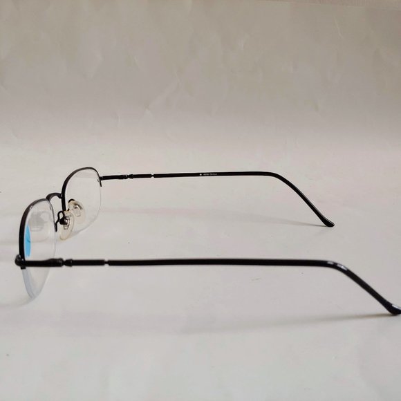 NWT Vintage 90's Rectangle Metal Semi-Rimless Reading Glasses +2.75 (S.Black) - Picture 2 of 4